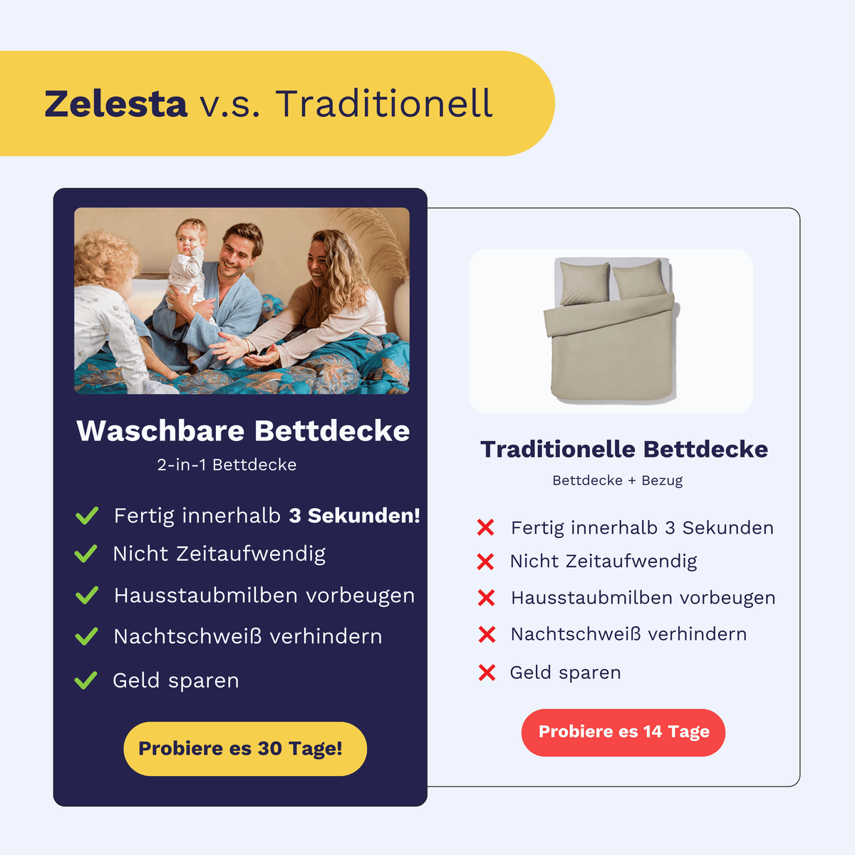 Zelesta Royalbed Light - Pastellrosa & Zartes Grau