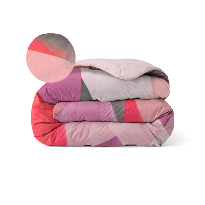 Zelesta Comfort Design Nahtlose Bettdecke - Colour Block Pink