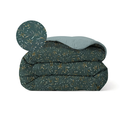 Zelesta Comfort Design Nahtlose Bettdecke - Delicate Floral Green