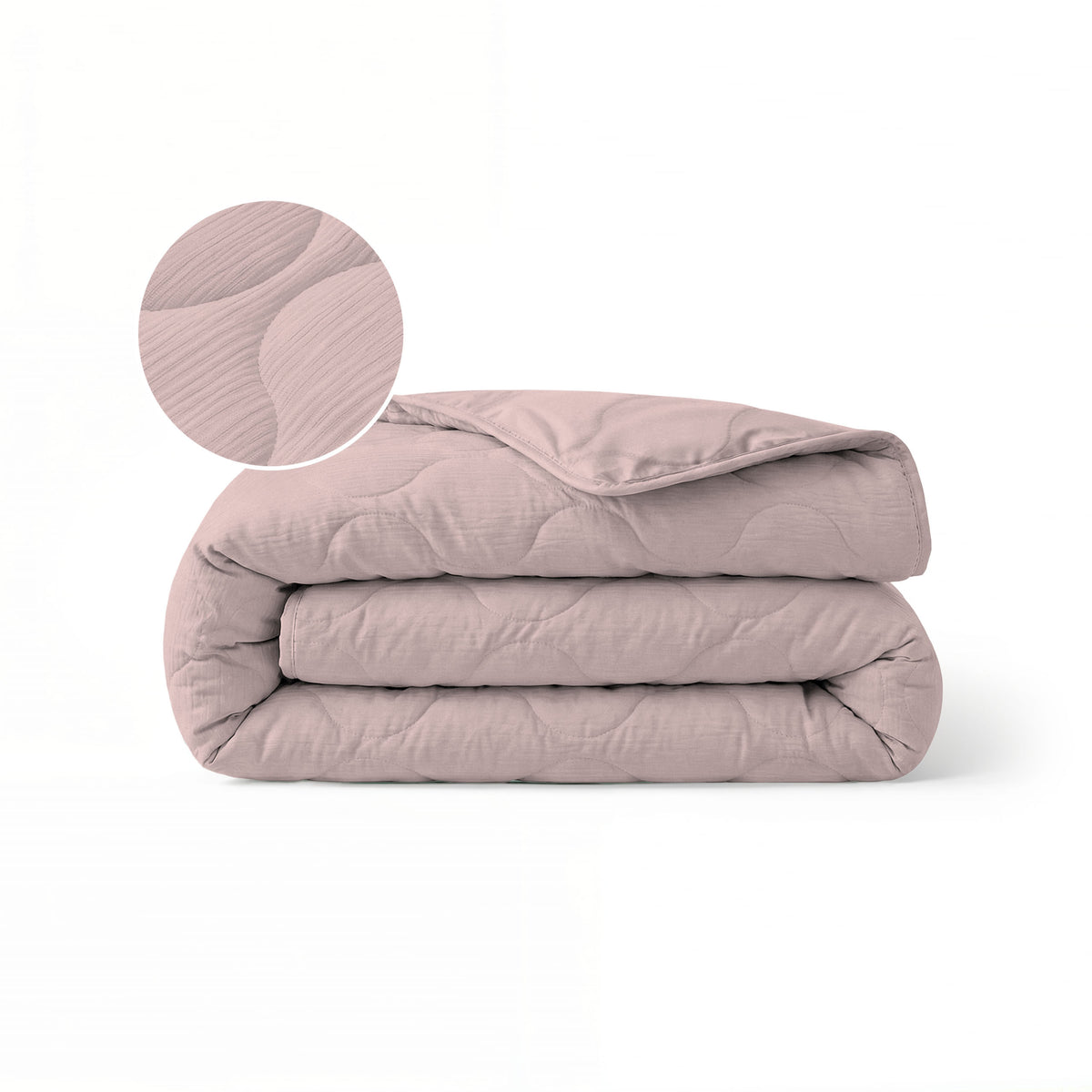 Zelesta Special Musselin Sommerbettdecke - Zartrosa