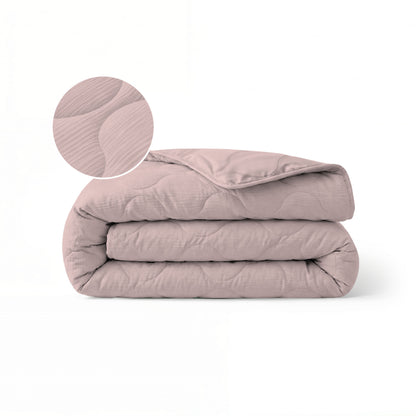 Zelesta Special Musselin Sommerbettdecke - Zartrosa