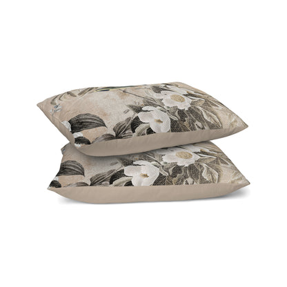 Zelesta Comfort Design Nahtlose Kissenbezüge Set von 2 - Vintage Birds Sand