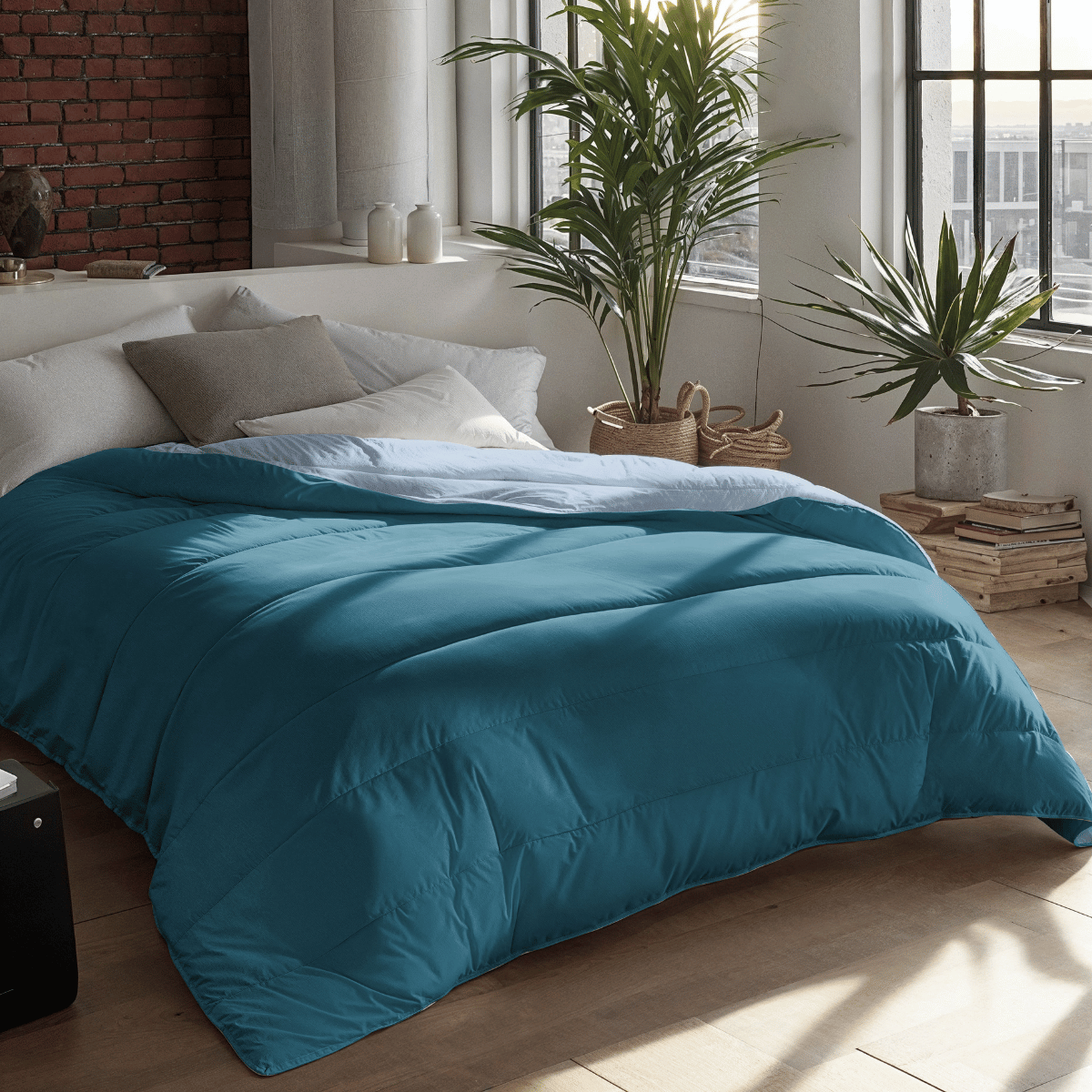 Stimmungsbild vom Zelesta Royalbed - Petrol & Bluefog