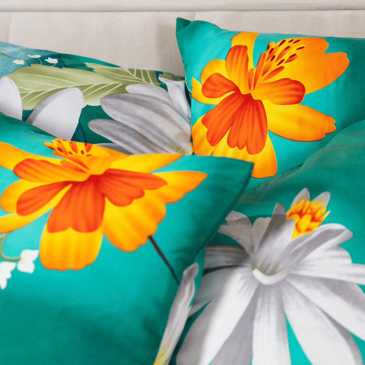Stimmungsbild vom Zelesta Wonderbed Kissenbezüge Set von 2 - Spring Flowers