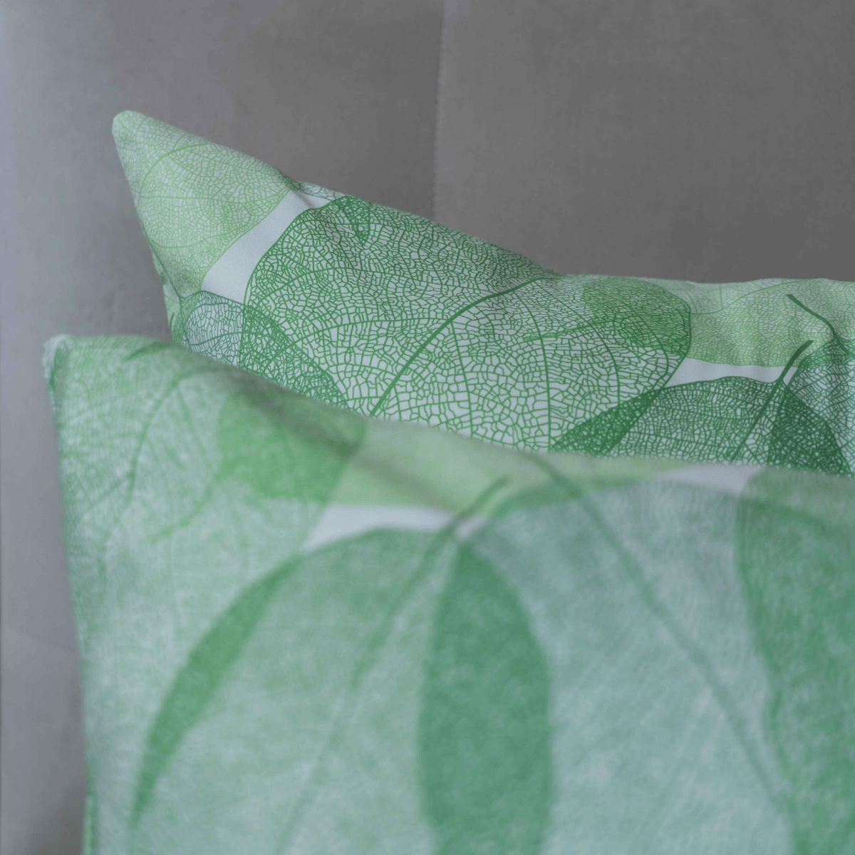 Stimmungsbild vom Zelesta Wonderbed Kissenbezüge Set von 2 - Fresh Leaf