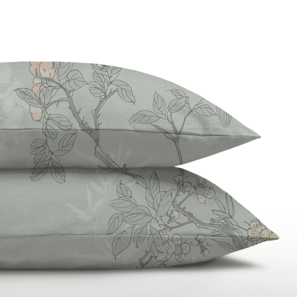 Packshot vom Zelesta Royalbed Kissenbezüge Set von 2 - Aqua Forest