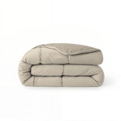 Zelesta Comfort Duo Sommerbettdecke - Taupe & Champagner