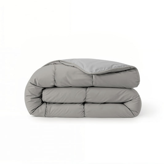 Zelesta Comfort Duo Sommerbettdecke - Grau & Sanftes Grau