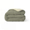 Zelesta Comfort Duo Bettdecke - Olivgrün & Creme