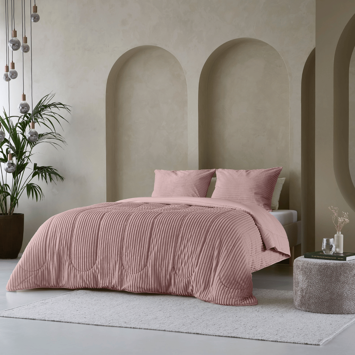 Stimmungsbild vom Zelesta Teddy Groovebed - Dusty Pink