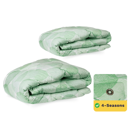 Packshot vom Zelesta Wonderbed 4 Seasons double - Fresh Leaf