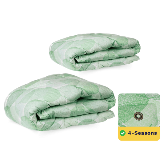 Packshot vom Zelesta Wonderbed 4 Seasons double - Fresh Leaf