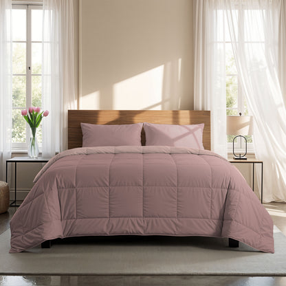 Zelesta Comfort Duo Sommerbettdecke - Rosa & Hellrosa