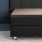 Primaviera Deluxe Topper Satin Deluxe Spannbettuch - Taupe