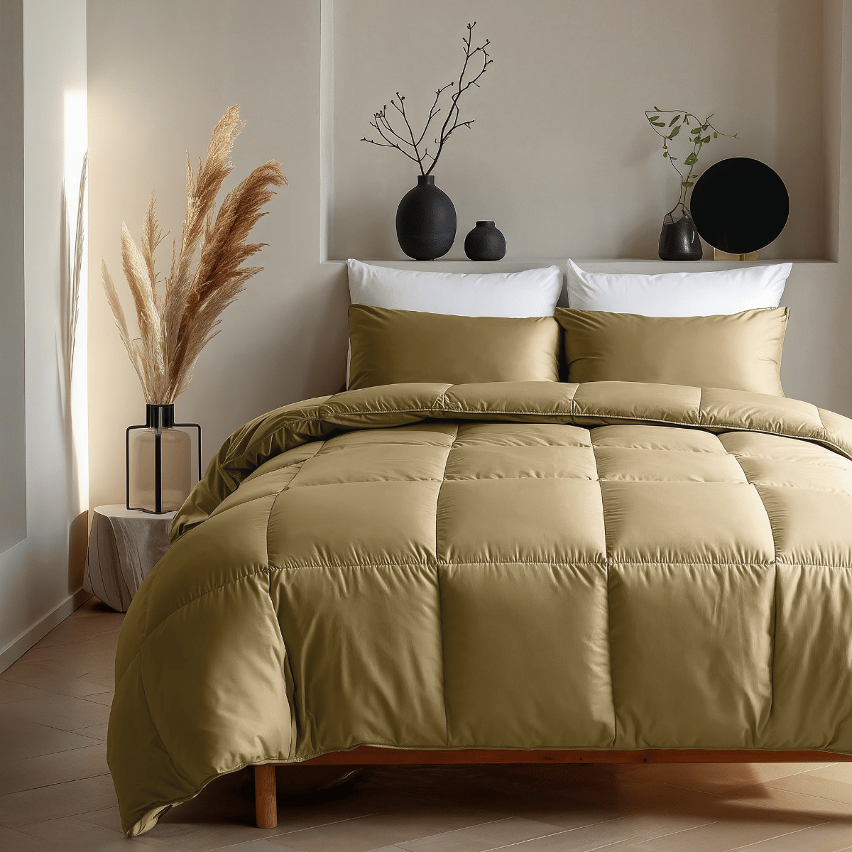 Stimmungsbild vom Zelesta Satinbed - Original Oker