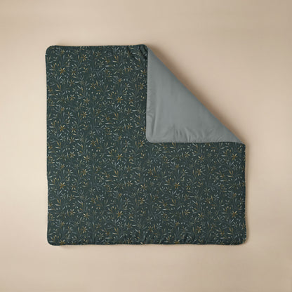 Zelesta Comfort Design Nahtlose Bettdecke - Delicate Floral Green