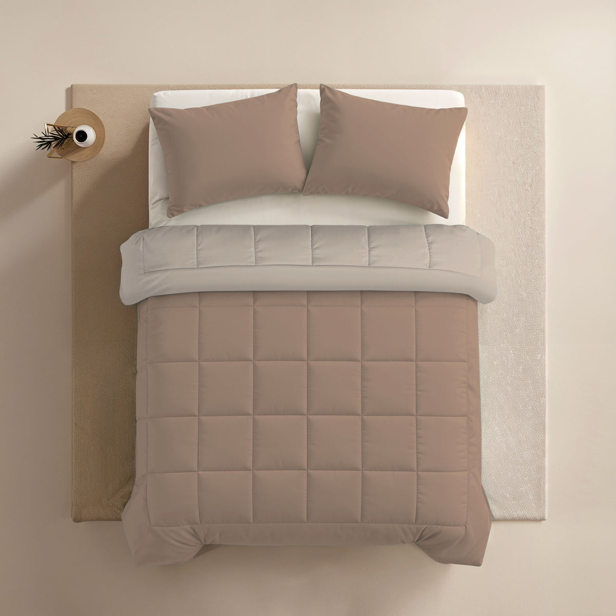 Zelesta Comfort Duo Sommerbettdecke - Terra & Sand