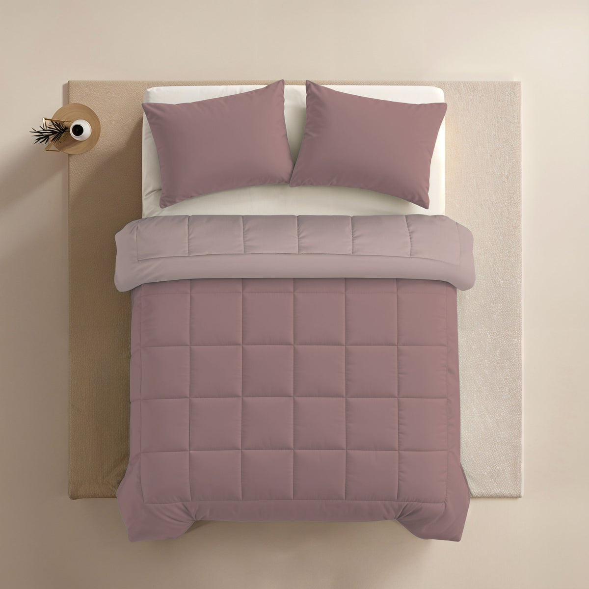 Zelesta Comfort Duo Sommerbettdecke - Rosa & Hellrosa