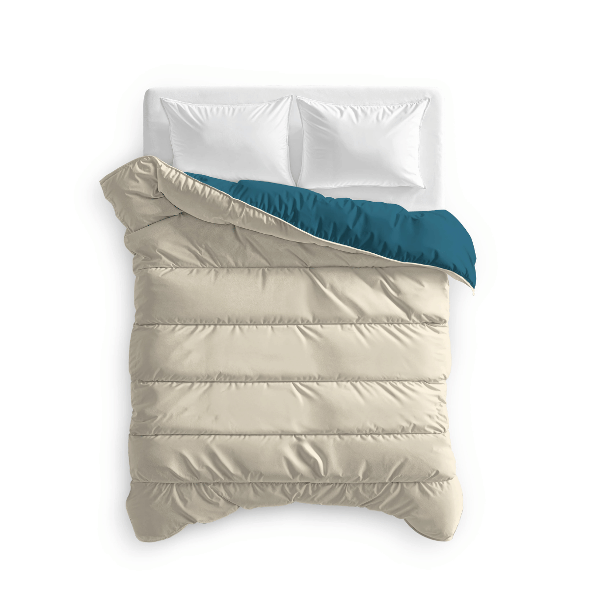 Zelesta Royalbed Light - Petrol & Sand Beach