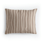 Zelesta Pure Design Baumwolle Kissenbezüge Set von 2 - Brown Stripes