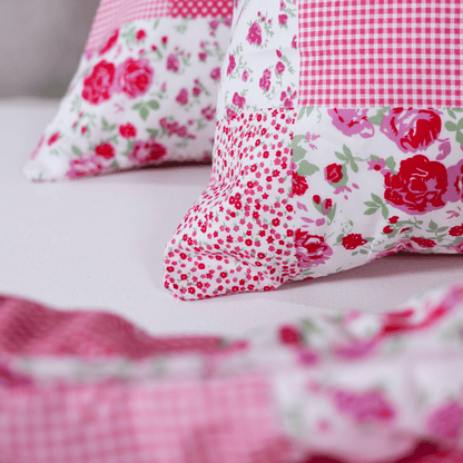 Stimmungsbild vom Zelesta Wonderbed Kissenbezüge Set von 2 - Patchwork Pink