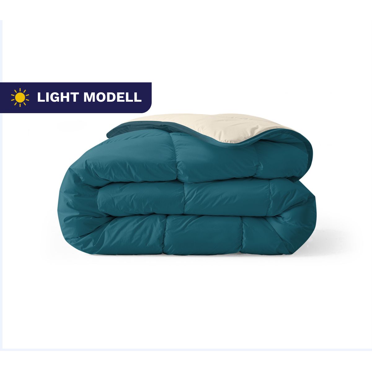 Packshot vom Zelesta Royalbed Light - Petrol & Sand Beach