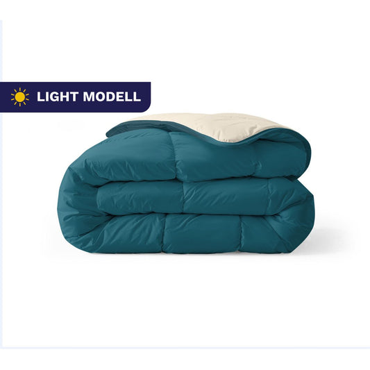 Packshot vom Zelesta Royalbed Light - Petrol & Sand Beach