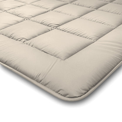 Zelesta Comfort Duo Sommerbettdecke - Taupe & Champagner