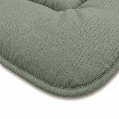 Zelesta Comfort Structure Seersucker Bettdecke - Dunkelgrün & Grün