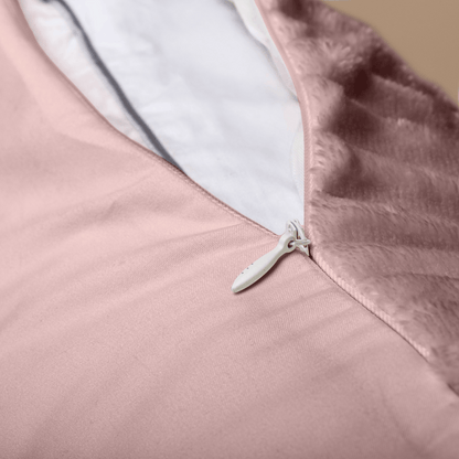 Zelesta Teddy Groovebed Kissenbezüge Set von 2 - Dusty Pink