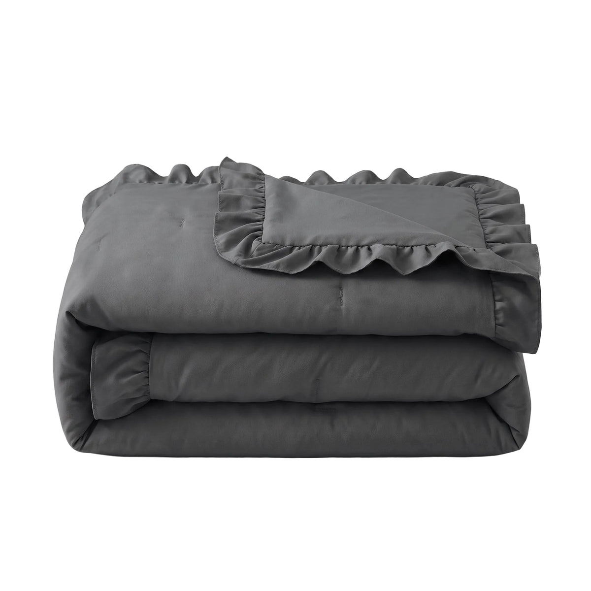 Zelesta Everyday Ruffles Bettdecke - Anthrazit