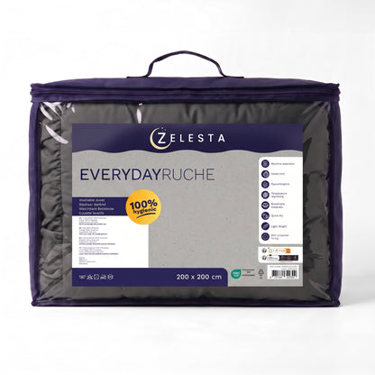 Zelesta Everyday Ruffles Bettdecke - Anthrazit
