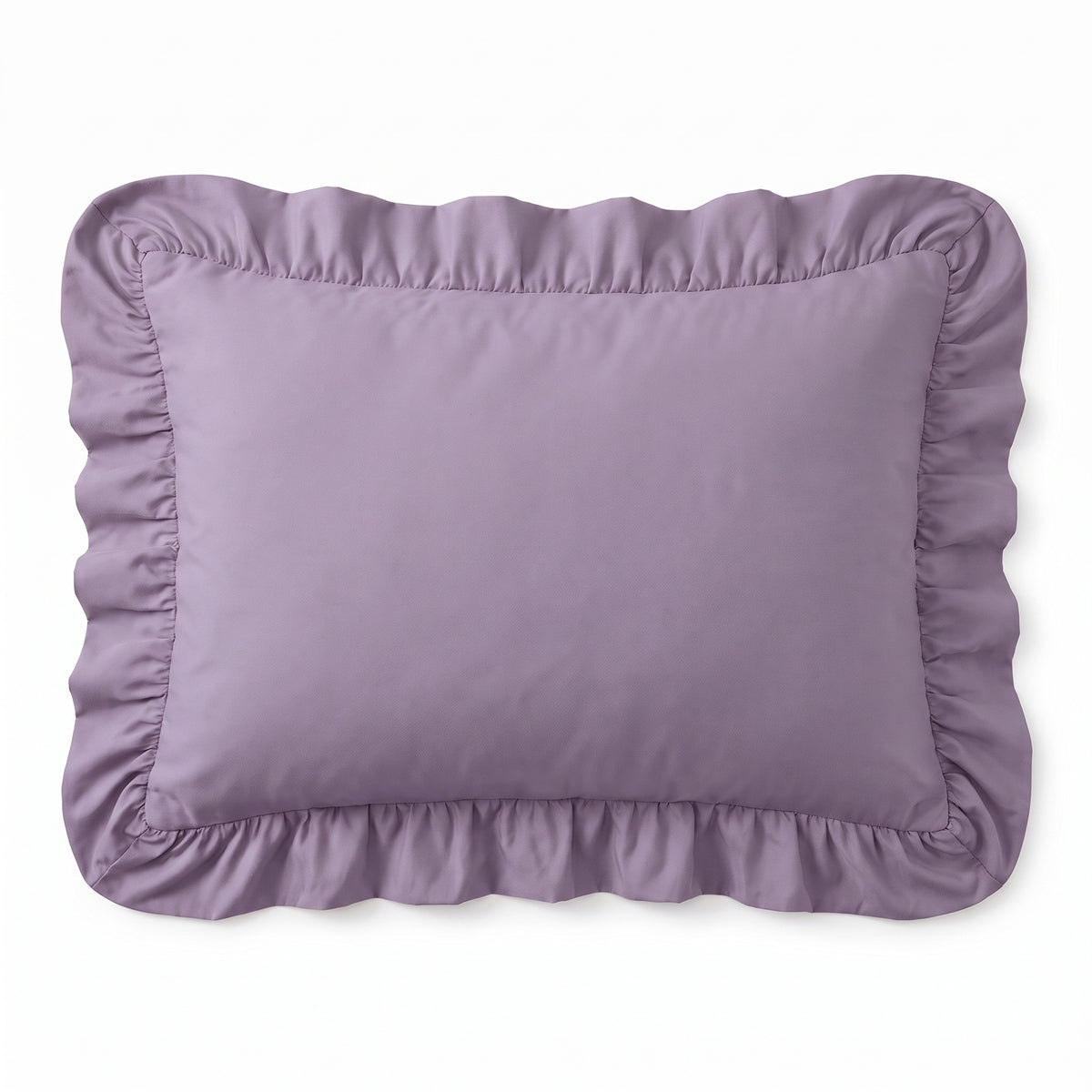 Zelesta Everyday Ruffles Kissenbezüge Set von 2 - Lavendel