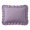 Zelesta Everyday Ruffles Kissenbezüge Set von 2 - Lavendel