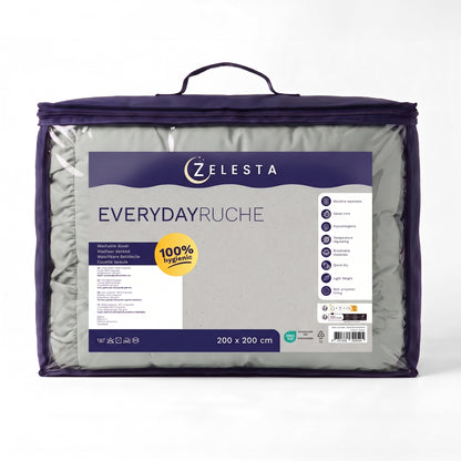 Zelesta Everyday Ruffles Bettdecke - Meergrün