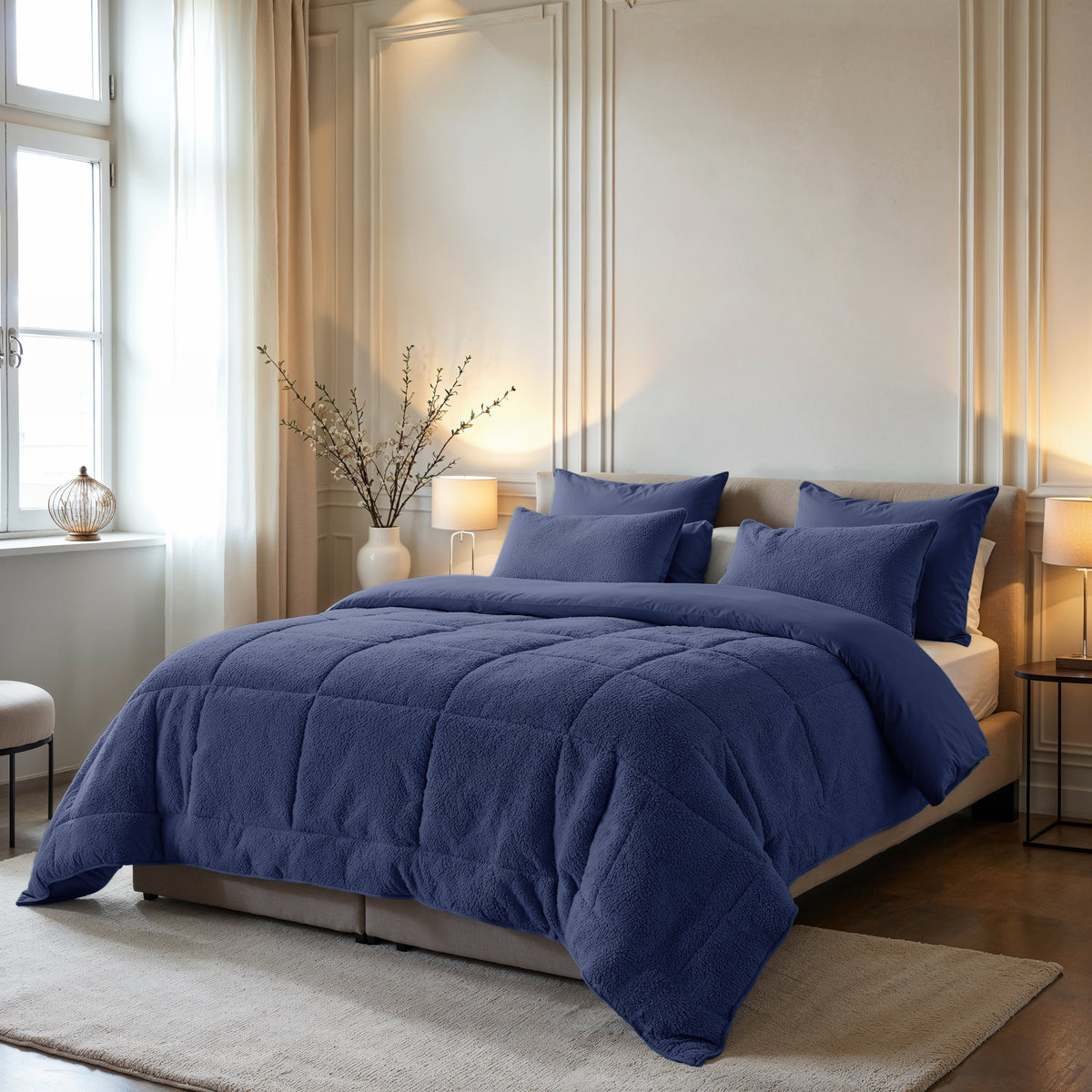 Zelesta Special Teddy Original Bettdecke - Marineblau