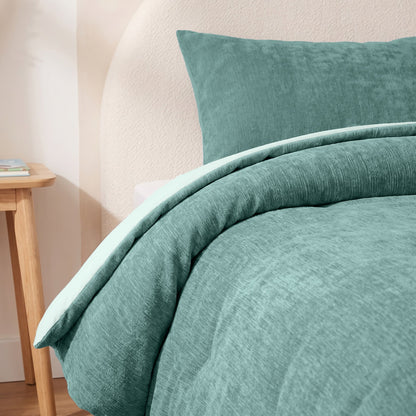 Zelesta Special Kids Chenille Bettdecke - Seegrün