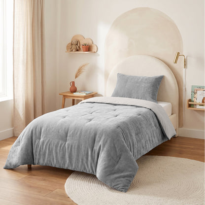 Zelesta Special Kids Chenille Bettdecke - Dunkelgrau