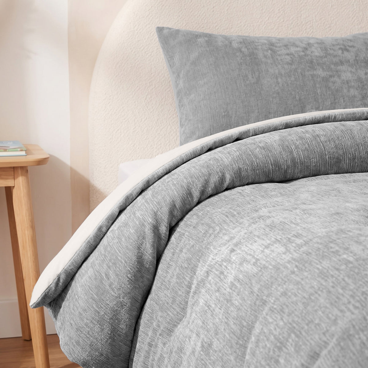 Zelesta Special Kids Chenille Bettdecke - Dunkelgrau