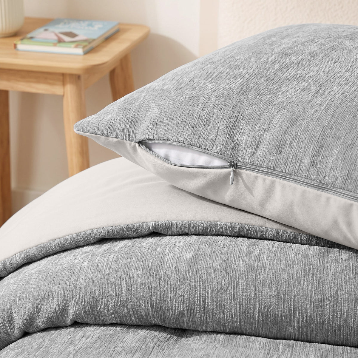 Zelesta Special Kids Chenille Bettdecke - Dunkelgrau