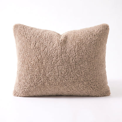 Zelesta Special Teddy Chenille Kissenbezüge Set von 2 - Altrosa