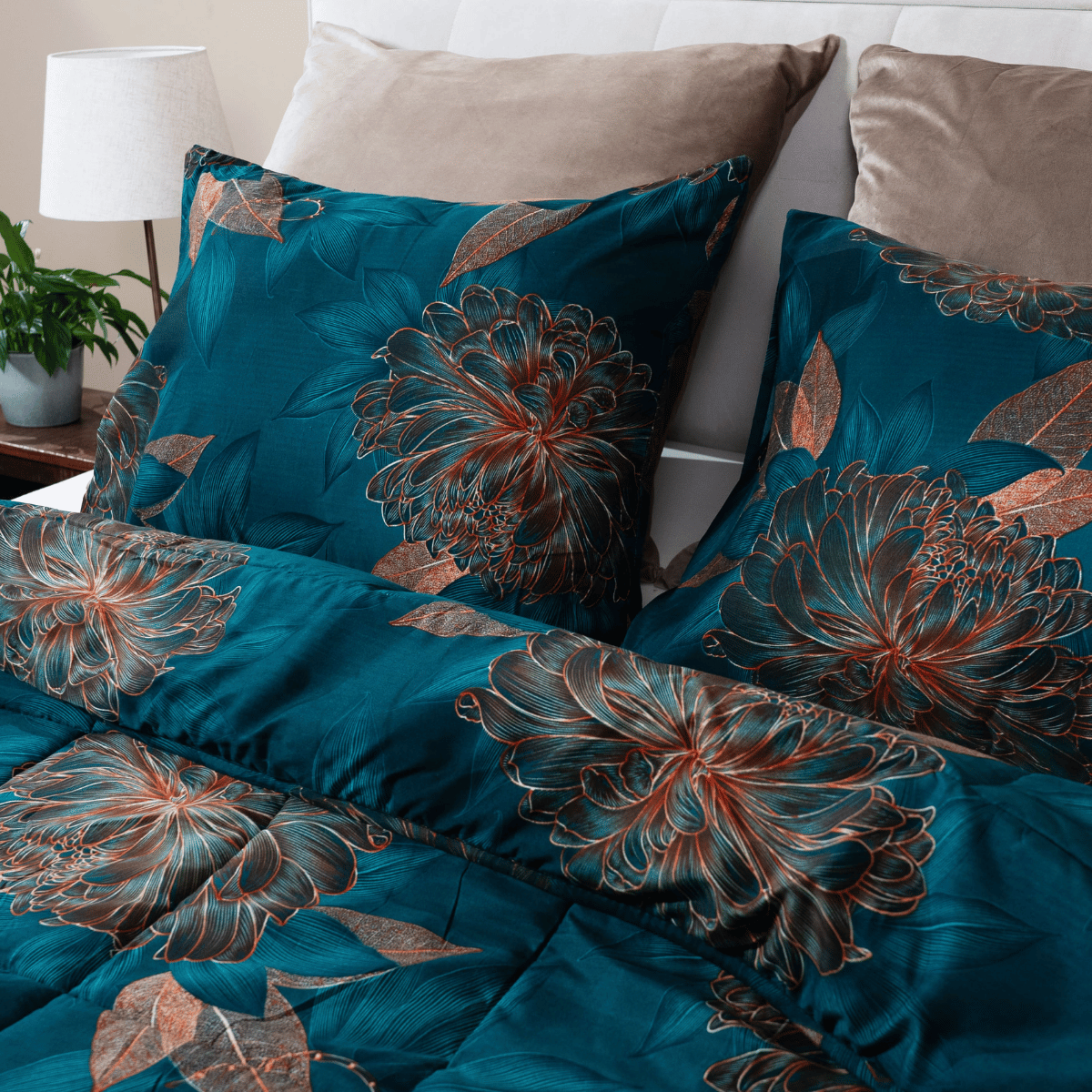 Zelesta Wonderbed Kissenbezüge Set von 2 - Royal Flowers