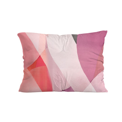 Zelesta Comfort Design Nahtlose Kissenbezüge Set von 2 - Colour Block Pink