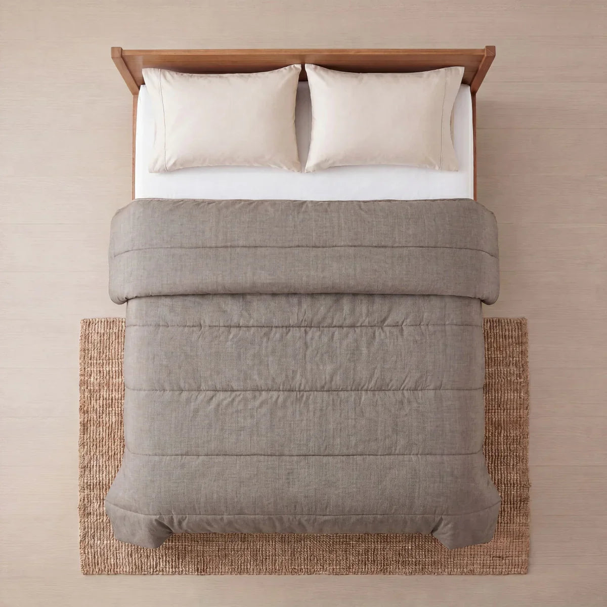 Zelesta Comfort Structure Bettdecke - Anthrazit