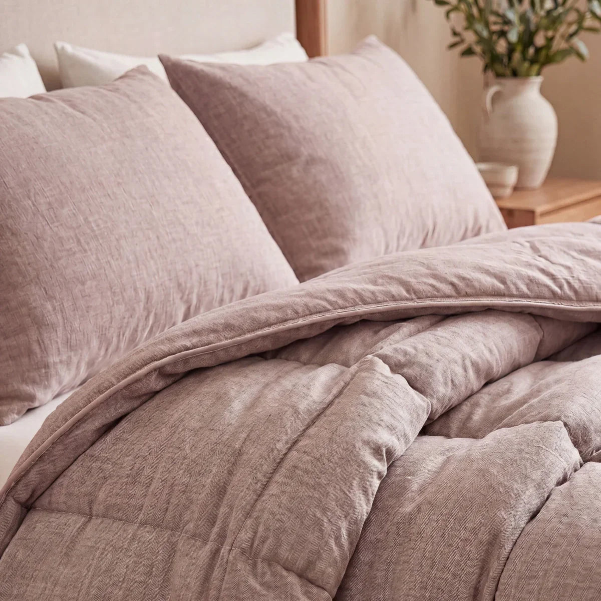 Zelesta Comfort Structure Bettdecke - Taupe