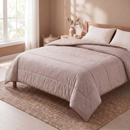 Zelesta Comfort Structure Bettdecke - Taupe