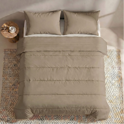 Zelesta Comfort Uni Sommerbettdecke - Naturtaupe