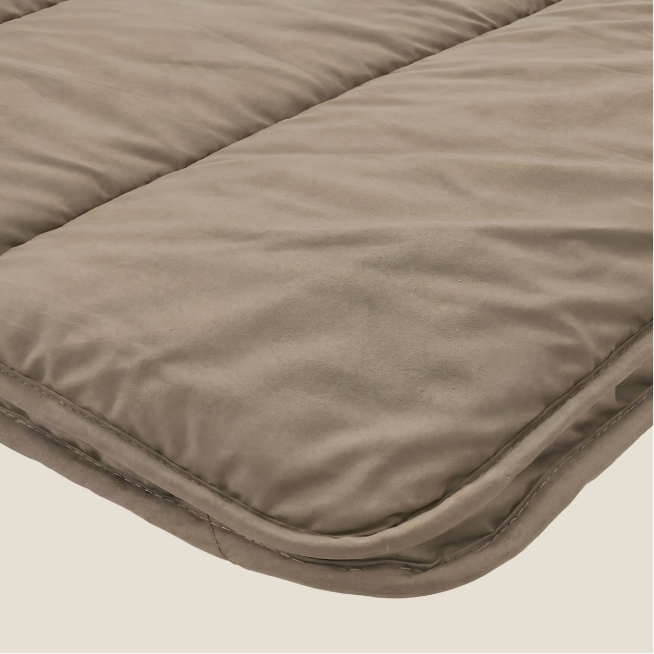 Zelesta Comfort Uni Sommerbettdecke - Naturtaupe