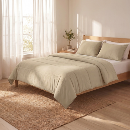Zelesta Comfort Uni Sommerbettdecke - Warmsand