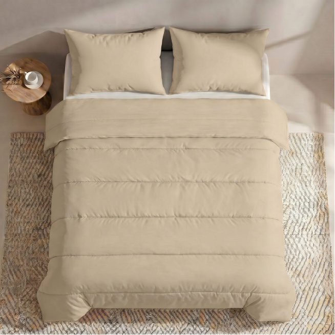 Zelesta Comfort Uni Sommerbettdecke - Warmsand